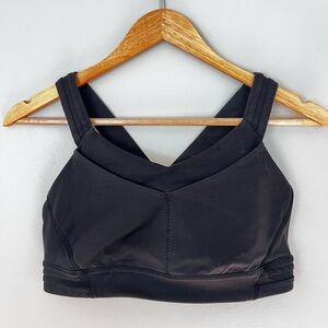 Lululemon run pack rack bra size 8 black